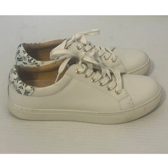 Women's Jack Rogers White Leather Sneakers Tennis Shoes Casual Size 7M - Picture 4 of 8